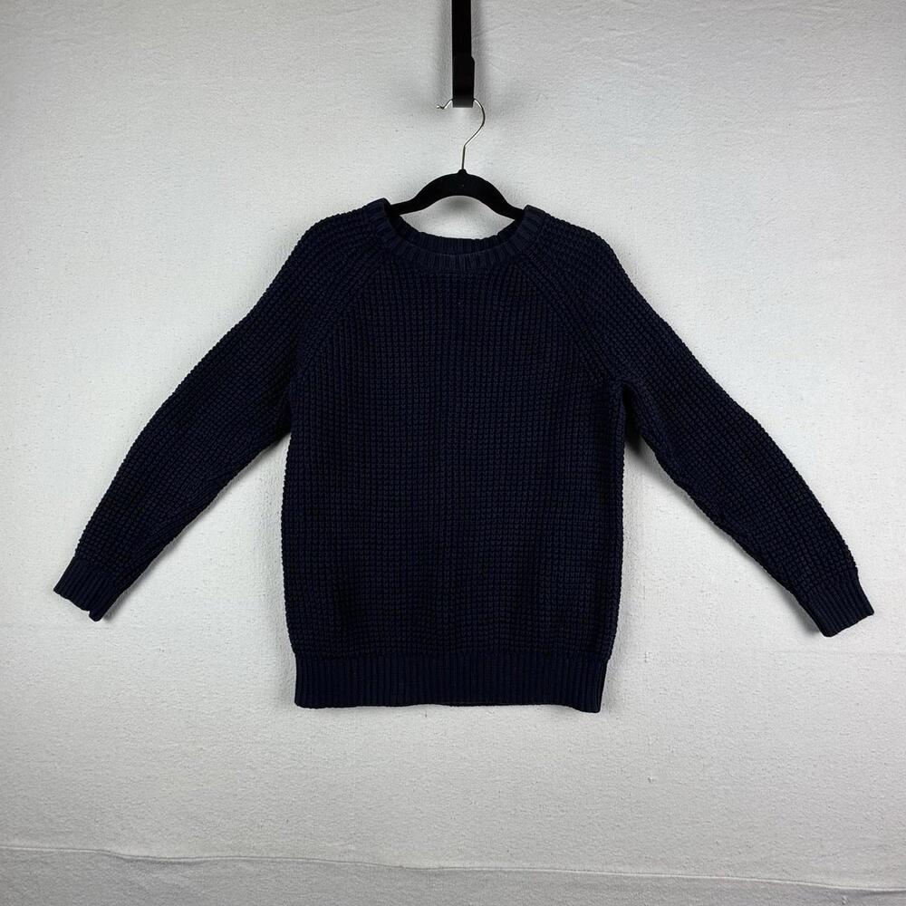 Old Navy‎ Boys Cozy Waffle-Textured Crew-Neck Knit Sweater Youth Medium (8)